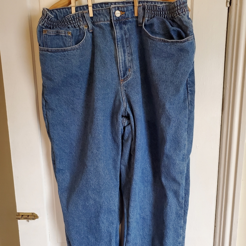 L.L.Bean Vintage Women's 18 Petite Original Fit/Relaxed Medium Wash Jeans